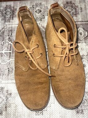 UGG Men’s Brown Suede Chukka Desert Ankle Boots Lace Up Size 9.